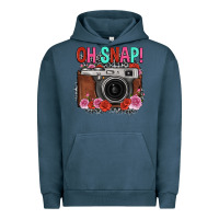 Pigment Midnight Navy oh snap rose grey leopard vintage camera Urban Hoodie - FaDigitalArtStudio