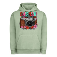 Pigment Oil Green oh snap rose grey leopard vintage camera Urban Hoodie - FaDigitalArtStudio