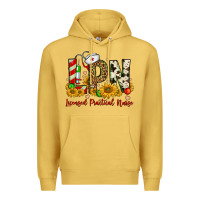 Antique Gold christmas lpn licensed practical nurse Premium Hoodie - FaDigitalArtStudio