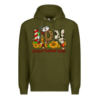 Army Green christmas lpn licensed practical nurse Premium Hoodie - FaDigitalArtStudio