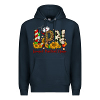 Navy christmas lpn licensed practical nurse Premium Hoodie - FaDigitalArtStudio