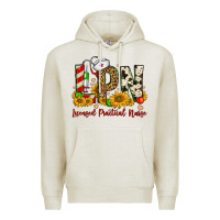 Oatmeal Heather christmas lpn licensed practical nurse Premium Hoodie - FaDigitalArtStudio