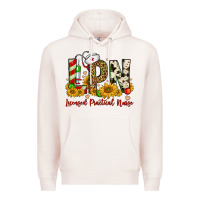 Pale Pink christmas lpn licensed practical nurse Premium Hoodie - FaDigitalArtStudio