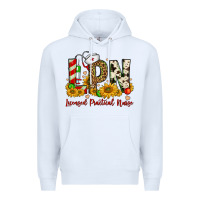 White christmas lpn licensed practical nurse Premium Hoodie - FaDigitalArtStudio