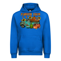 Cobalt pumpkin farm Urban Hoodie - RacoonDesign