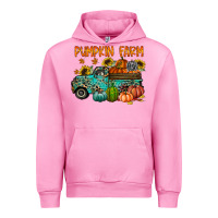 Fuchsia Pink pumpkin farm Urban Hoodie - RacoonDesign