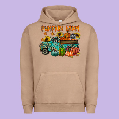 Pumpkin Farm Urban Hoodie Designed By Racoondesign