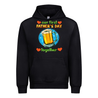Black our first father's day together and beer Urban Hoodie - HRA Design Shop