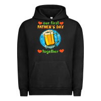 Pigment Black our first father's day together and beer Urban Hoodie - HRA Design Shop