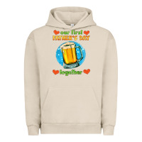 Pigment French Oak our first father's day together and beer Urban Hoodie - HRA Design Shop