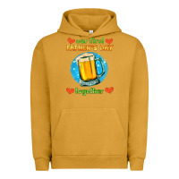 Pigment Peanut Butter our first father's day together and beer Urban Hoodie - HRA Design Shop