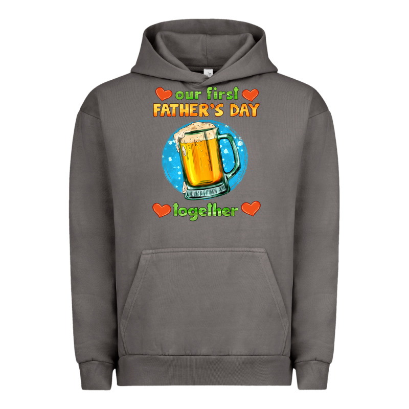 Our First Father's Day Together And Beer Urban Hoodie by HRA Design Shop | Teevron