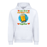 White our first father's day together and beer Urban Hoodie - HRA Design Shop