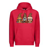 Cardinal coffee gnomes Premium Hoodie - RacoonDesign