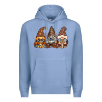Colony Blue coffee gnomes Premium Hoodie - RacoonDesign