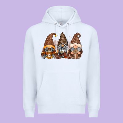 Coffee Gnomes Premium Hoodie Designed By Racoondesign