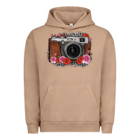 Pigment Burro rose grey leopard vintage camera Urban Hoodie - FaDigitalArtStudio