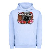 Pigment Grape Ice rose grey leopard vintage camera Urban Hoodie - FaDigitalArtStudio