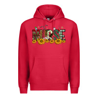 Cardinal christmas nurse sunflower Premium Hoodie - FaDigitalArtStudio