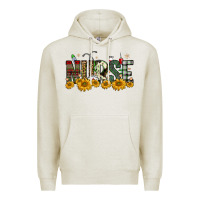 Oatmeal Heather christmas nurse sunflower Premium Hoodie - FaDigitalArtStudio