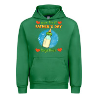 Emerald our first father's day together and baby bottle Urban Hoodie - HRA Design Shop