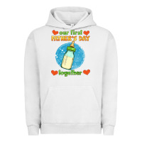 Pigment Lunar Rock our first father's day together and baby bottle Urban Hoodie - HRA Design Shop