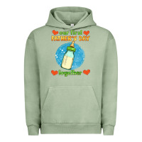 Pigment Oil Green our first father's day together and baby bottle Urban Hoodie - HRA Design Shop