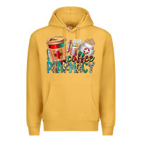 Mustard coffee pharmacy Premium Hoodie - RacoonDesign