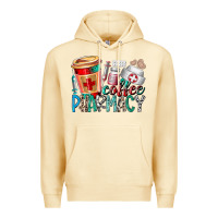 Pina Colada coffee pharmacy Premium Hoodie - RacoonDesign