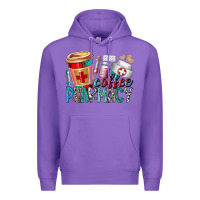 Purple coffee pharmacy Premium Hoodie - RacoonDesign