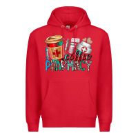 Red coffee pharmacy Premium Hoodie - RacoonDesign