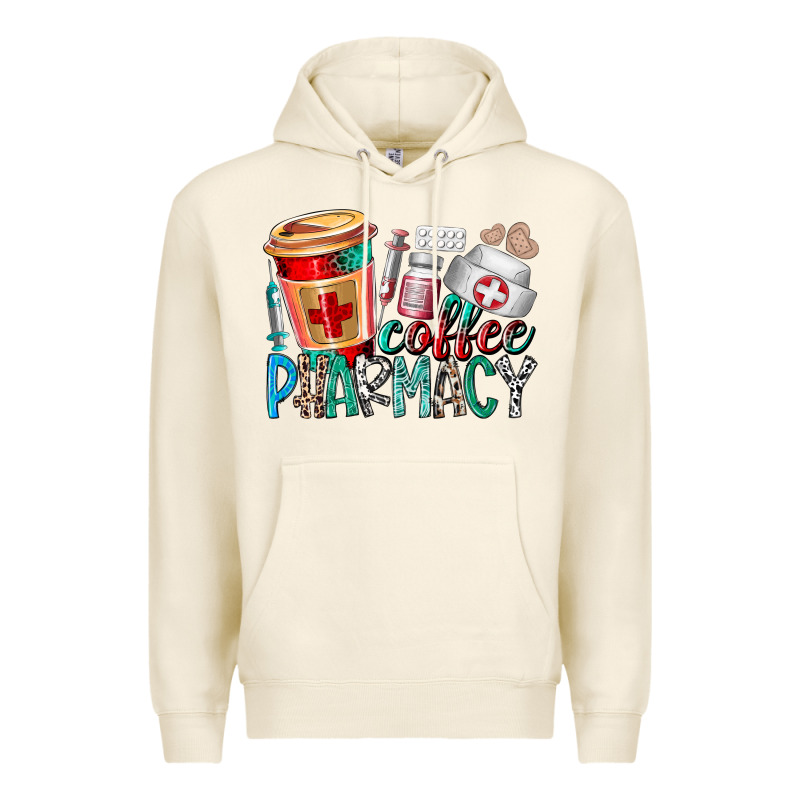 Coffee Pharmacy Premium Hoodie by RacoonDesign | Teevron