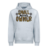 Heather Grey small business owner Urban Hoodie - CowhideDigitalArt