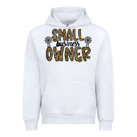 White small business owner Urban Hoodie - CowhideDigitalArt