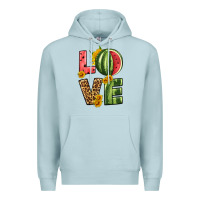 Blue Mist love watermelon Premium Hoodie - HRA Design Shop
