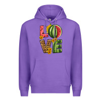 Purple love watermelon Premium Hoodie - HRA Design Shop