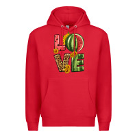 Red love watermelon Premium Hoodie - HRA Design Shop