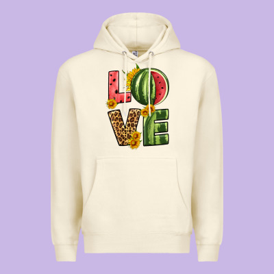 Love Watermelon Premium Hoodie Designed By Hra Design Shop