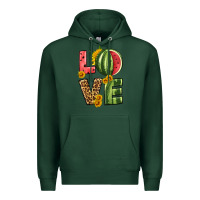 Sports Green love watermelon Premium Hoodie - HRA Design Shop