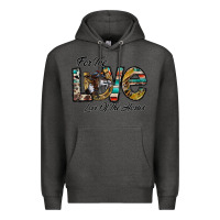 Charcoal Heather for the love love of the horses Premium Hoodie - CowhideDigitalArt
