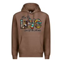 Chestnut for the love love of the horses Premium Hoodie - CowhideDigitalArt
