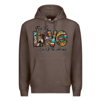 Coffee for the love love of the horses Premium Hoodie - CowhideDigitalArt