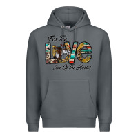 Rock for the love love of the horses Premium Hoodie - CowhideDigitalArt