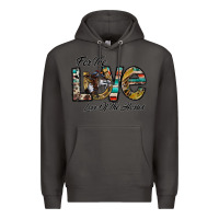 Smoke for the love love of the horses Premium Hoodie - CowhideDigitalArt