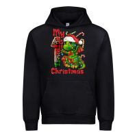 Black my first christmas dragon Urban Hoodie - FaDigitalArtStudio