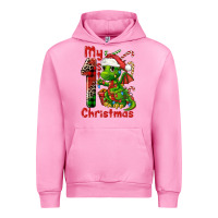 Fuchsia Pink my first christmas dragon Urban Hoodie - FaDigitalArtStudio