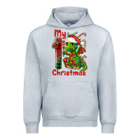 Heather Grey my first christmas dragon Urban Hoodie - FaDigitalArtStudio