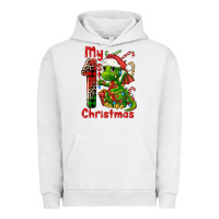 Pigment Lunar Rock my first christmas dragon Urban Hoodie - FaDigitalArtStudio
