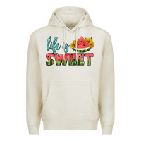Oatmeal Heather life is sweet Premium Hoodie - HRA Design Shop