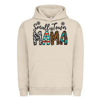 Pigment French Oak small town mama Urban Hoodie - CowhideDigitalArt